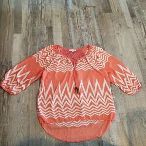 Hollywould small womens sheer blouse